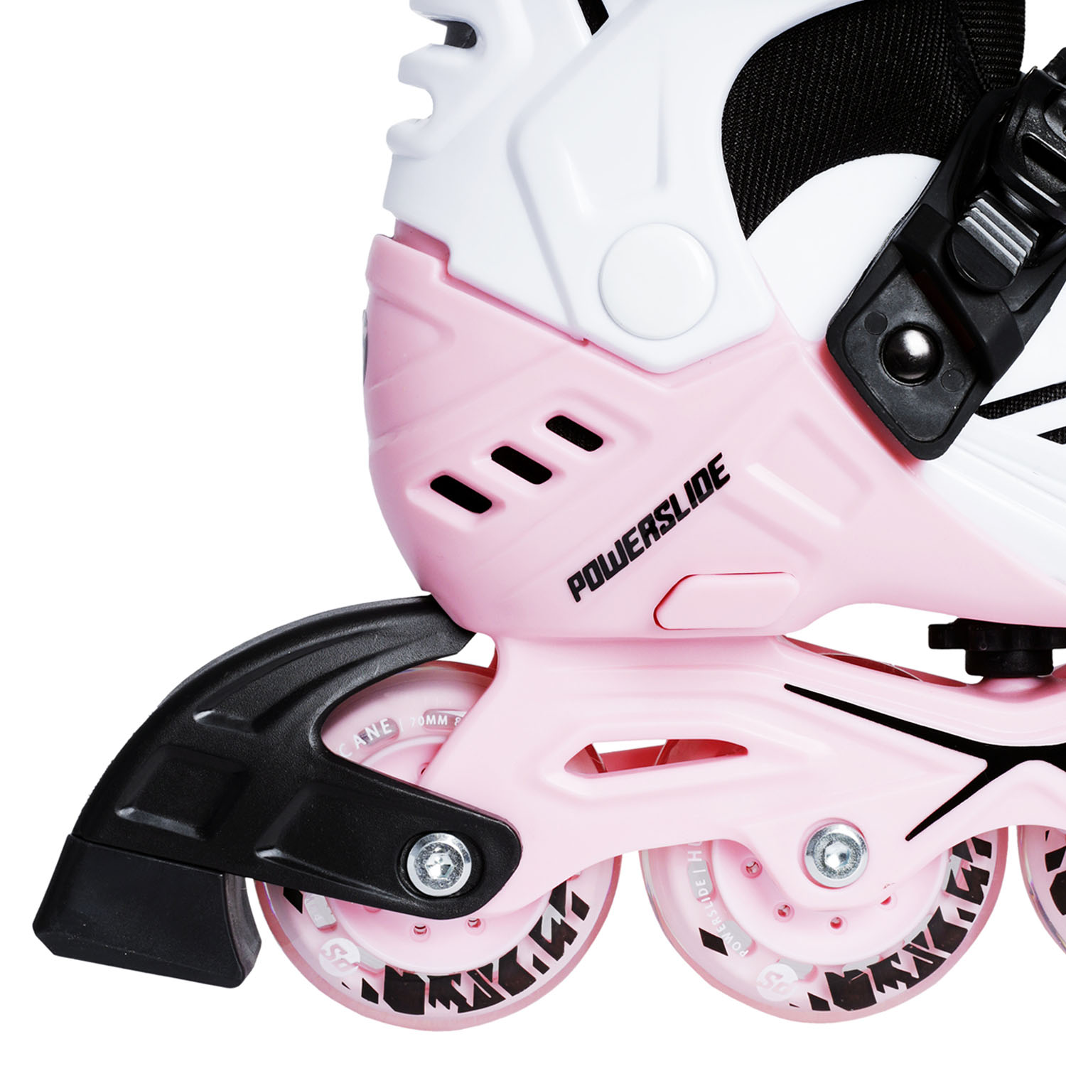 Роликовые коньки Powerslide Khaan Junior LTD White/Pink