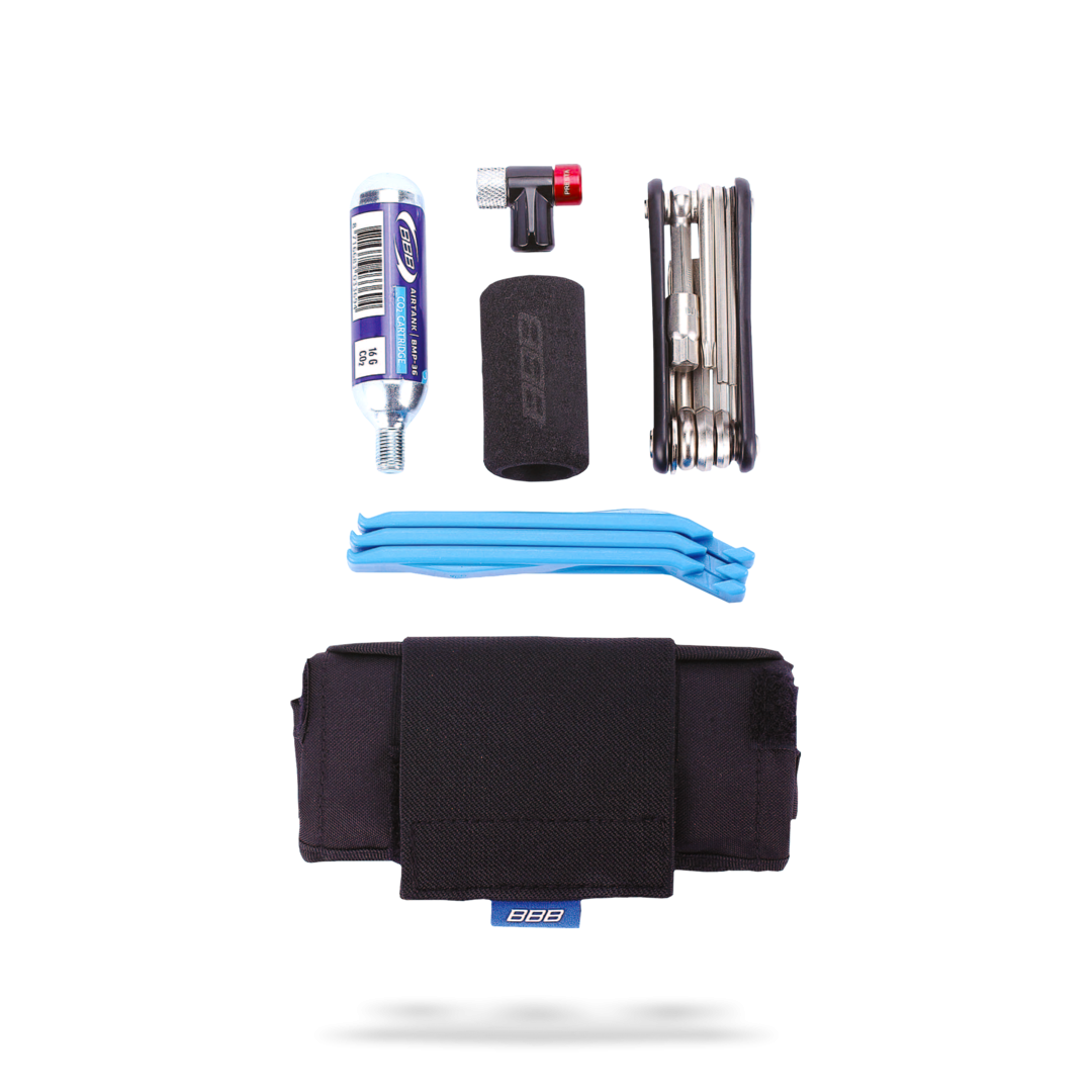 Дорожный Вело-Комплект Bbb Toolpack (Toolroll +Btl-41S+Btl-81Blue+Bmp-32) Черный