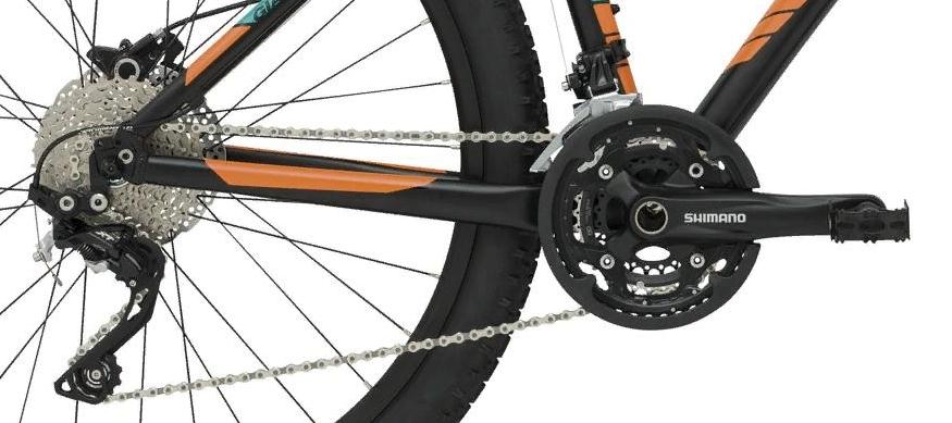 Велосипед Giant Talon 27.5 2 LTD 2016 Black/Orange / Черный / Оранжевый