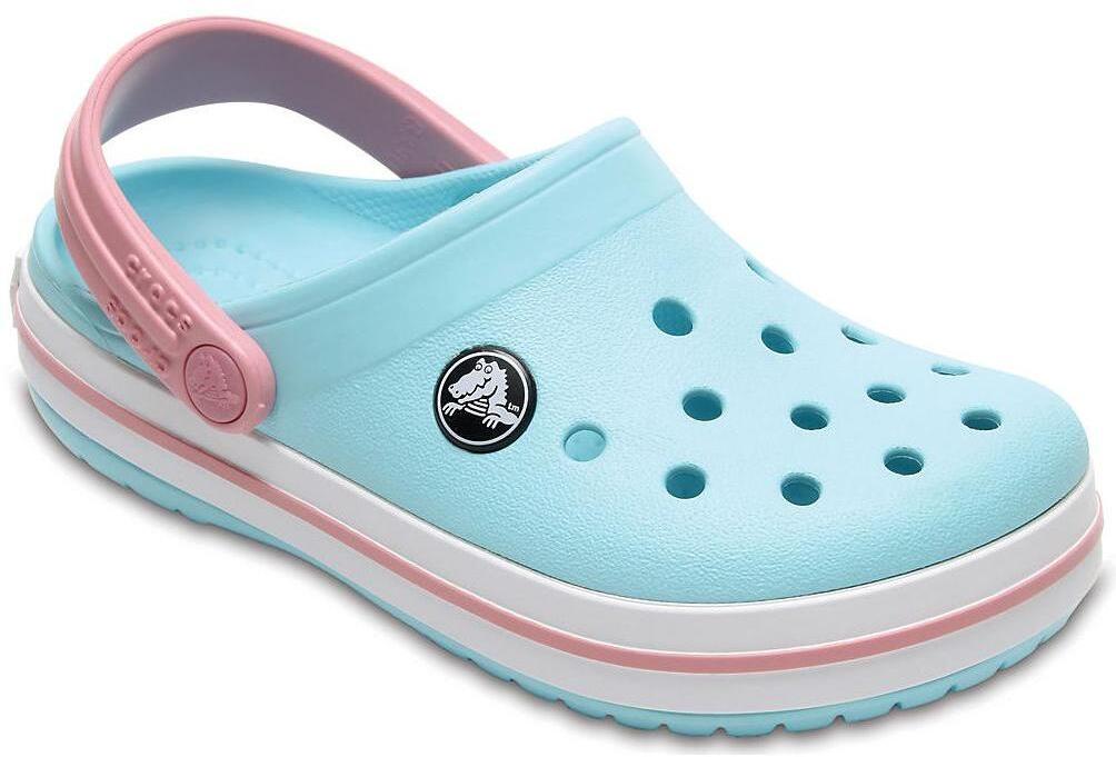 pastel blue crocs