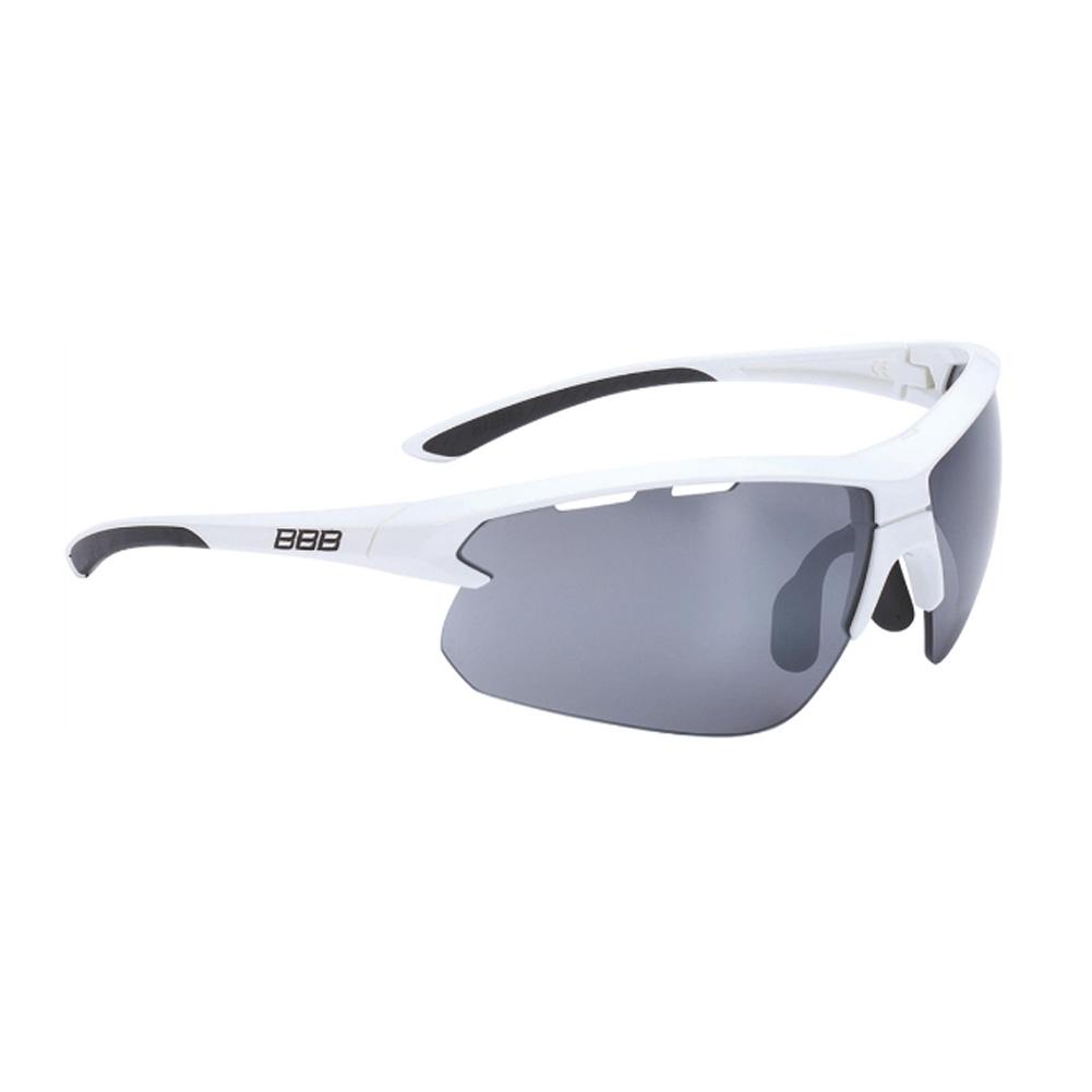 Очки Солнцезащитные Bbb 2018 Impulse Pc Smoke Flash Mirror Lenses Белый, Черный