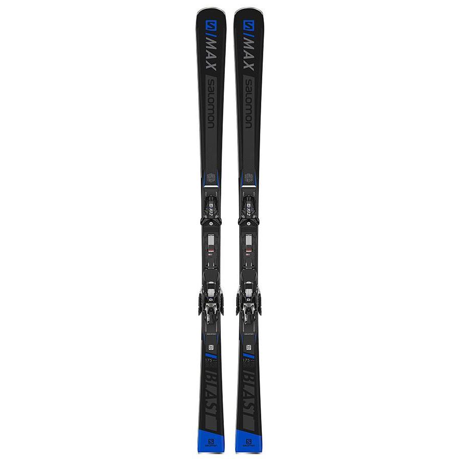 Горные лыжи с креплениями SALOMON 2019-20 S/Max Blast + X12 TL GW Black/Blue