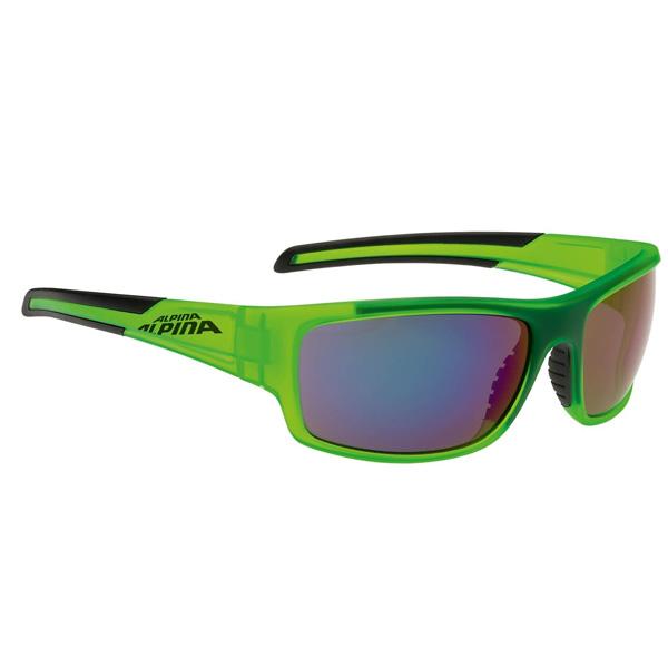 

Очки Солнцезащитные Alpina Testido Green Matt-Black/blue Mirror S3