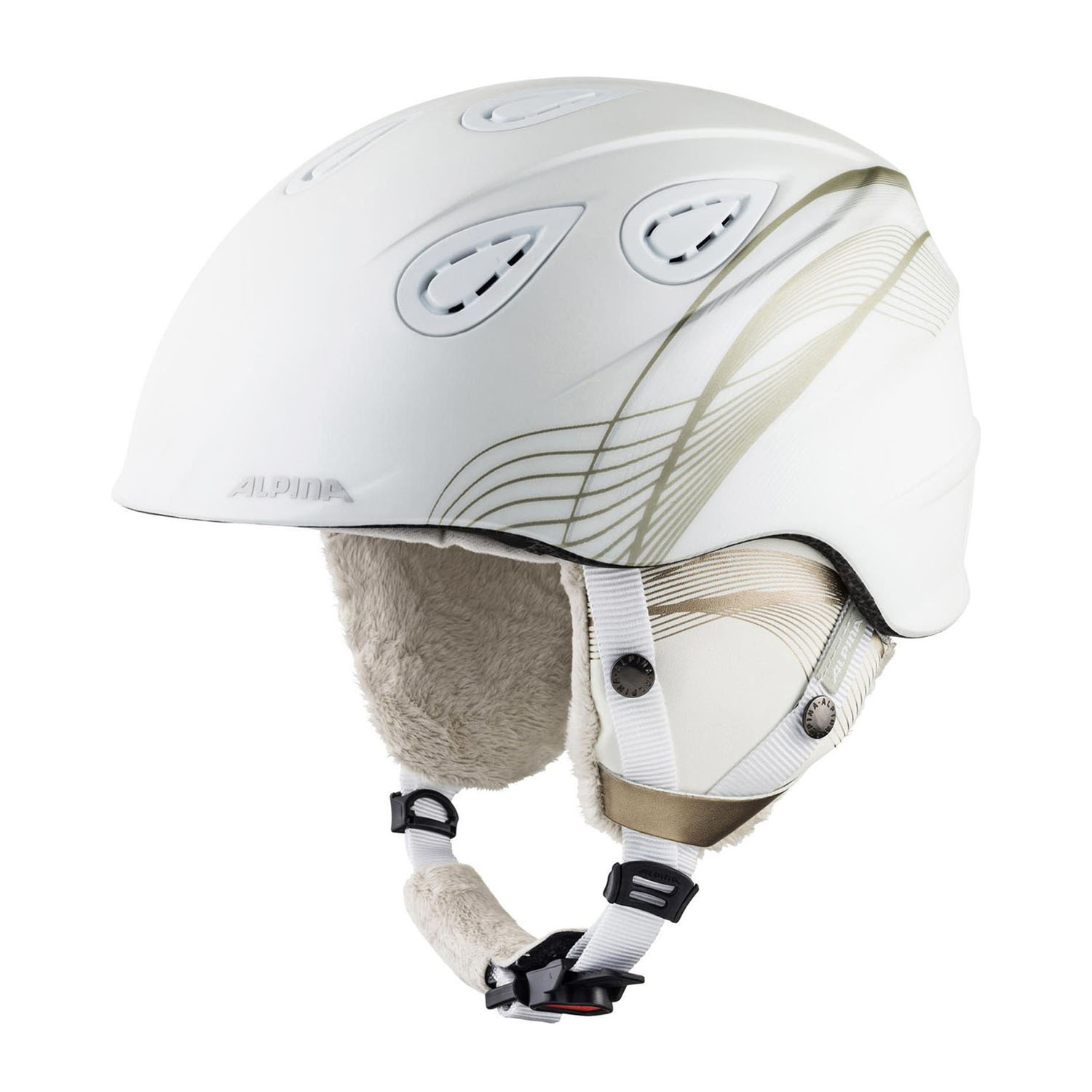 Зимний Шлем Alpina 2022-23 Grap 2.0 White-Prosecco Matt