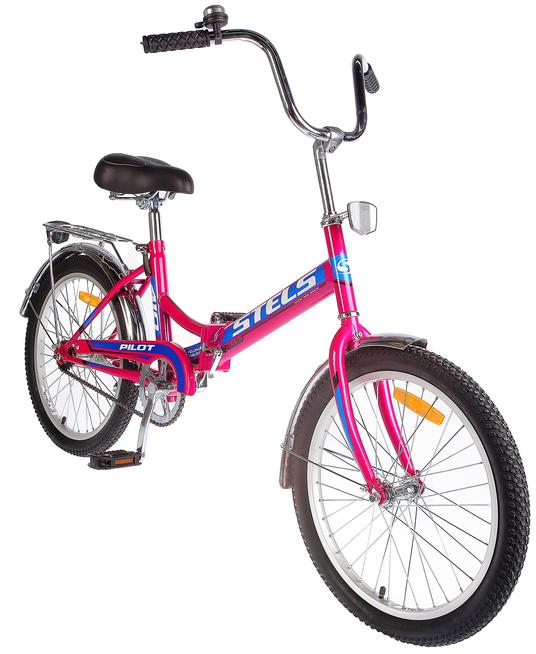 Велосипед Stels Pilot 410 20 2021 фиолетовый