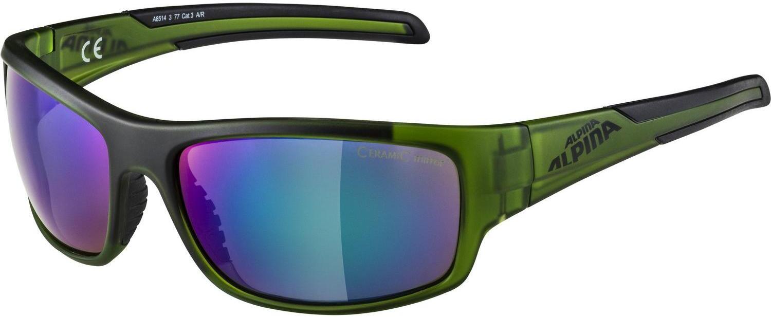 Очки солнцезащитные Alpina 2019 Testido Dark green matt/Black