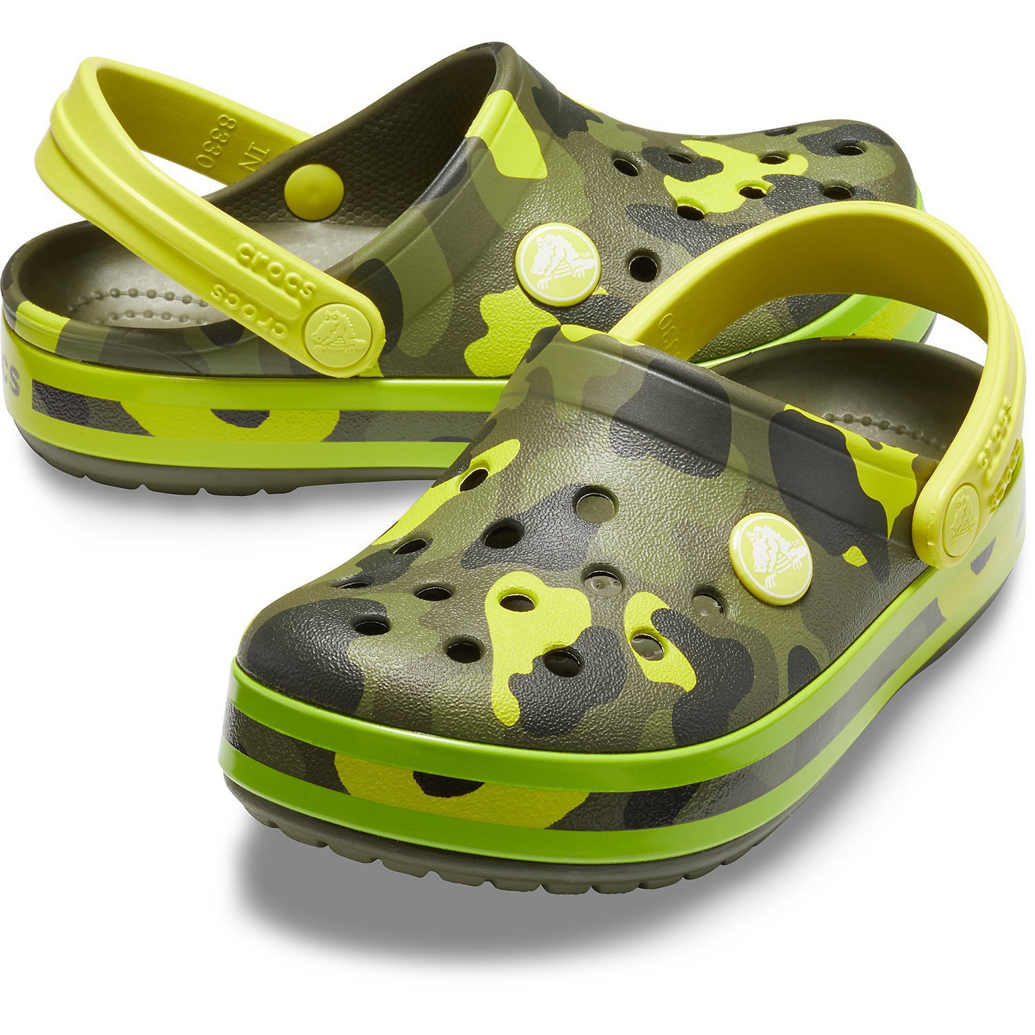 Сандалии детские Crocs Crocband MultiGraphic Clog K Citrus
