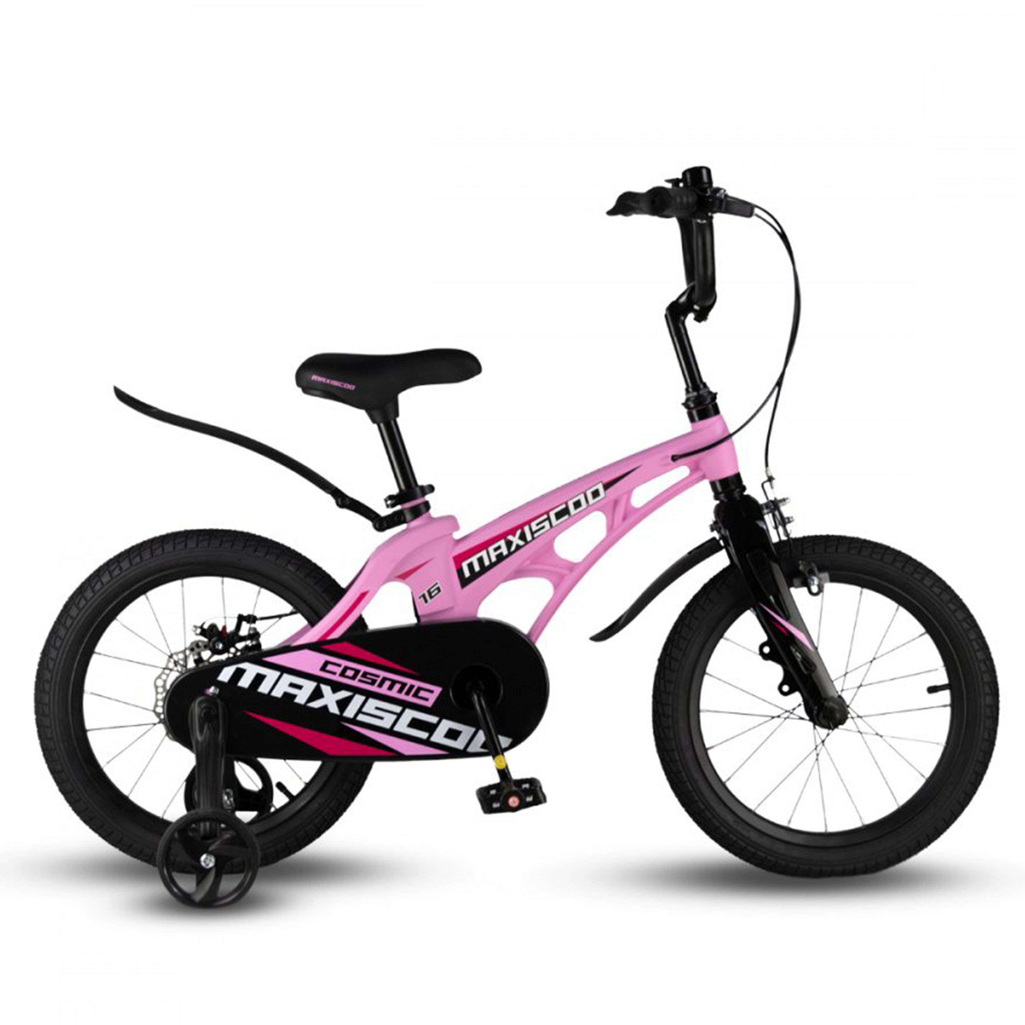 Велосипед MAXISCOO Cosmic Стандарт 16 2024 Розовый Матовый