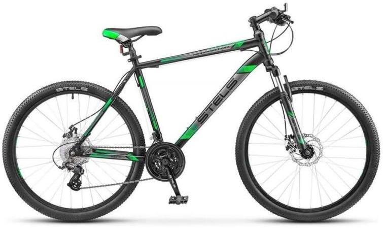 Велосипед Stels Navigator 900 MD 29 F010 2020 Черный/Зеленый