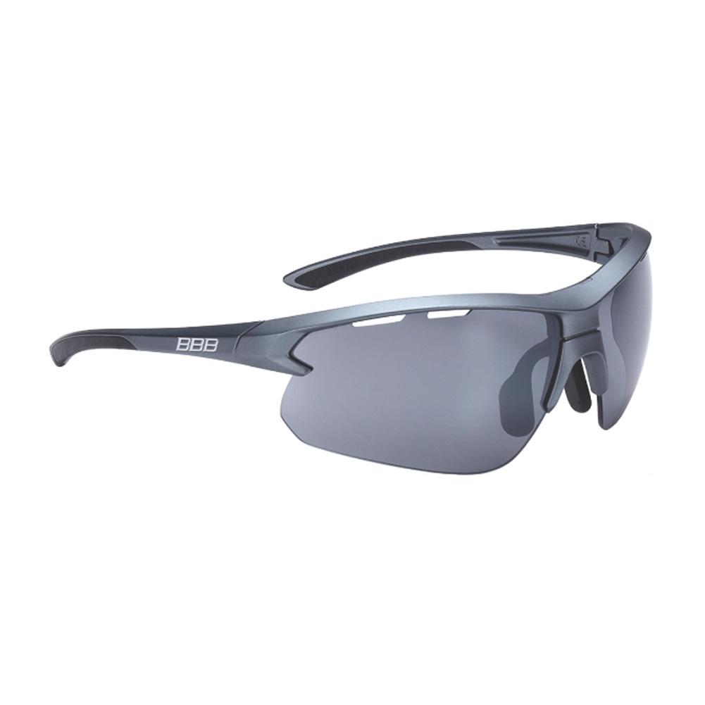 Очки Солнцезащитные Bbb 2018 Impulse Pc Smoke Flash Mirror Lenses Черный, Металл