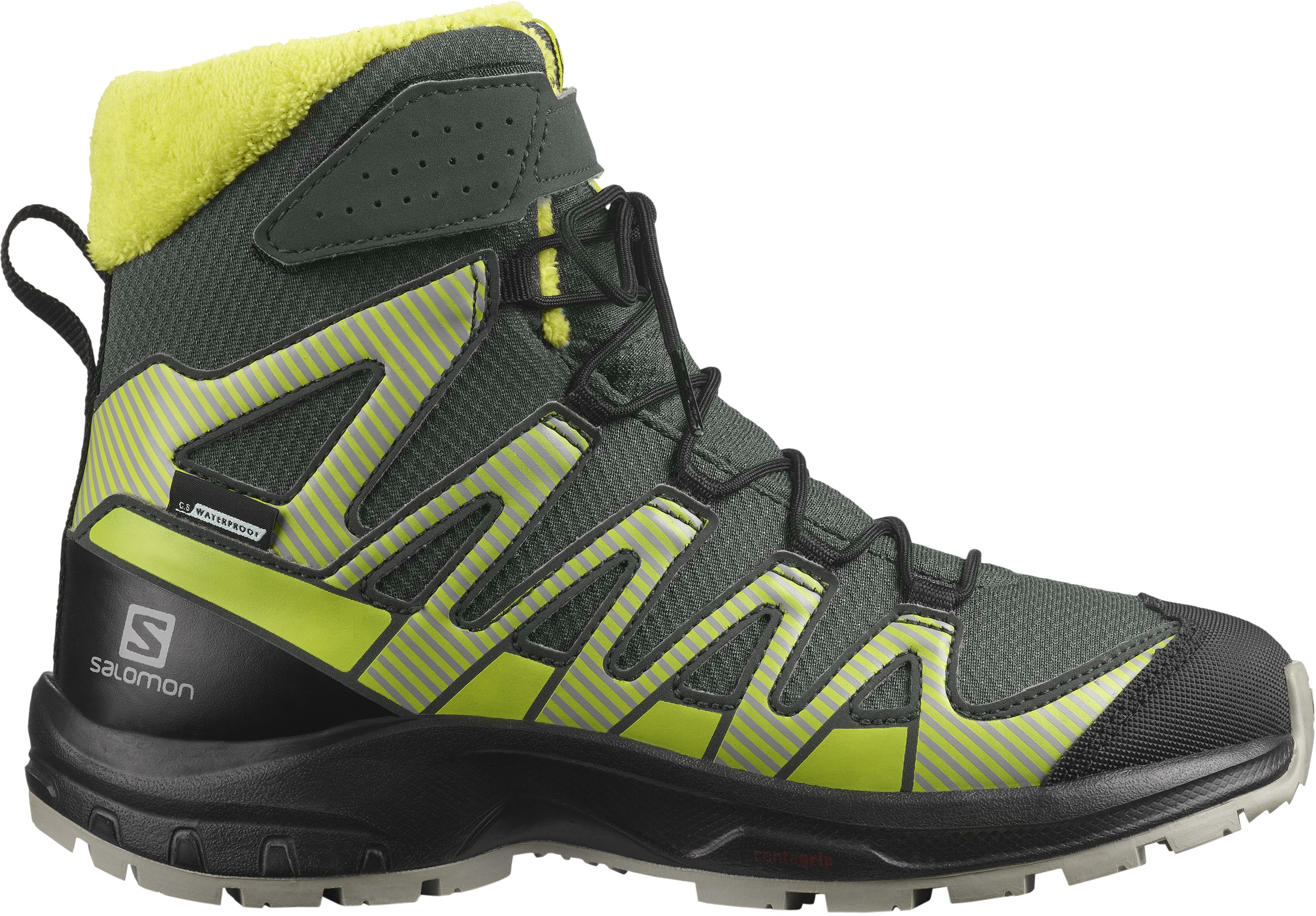 Ботинки детские SALOMON Xa Pro V8 Winter Cswp J Urban Chic/Black/Evening  Primrose - купить в КАНТе