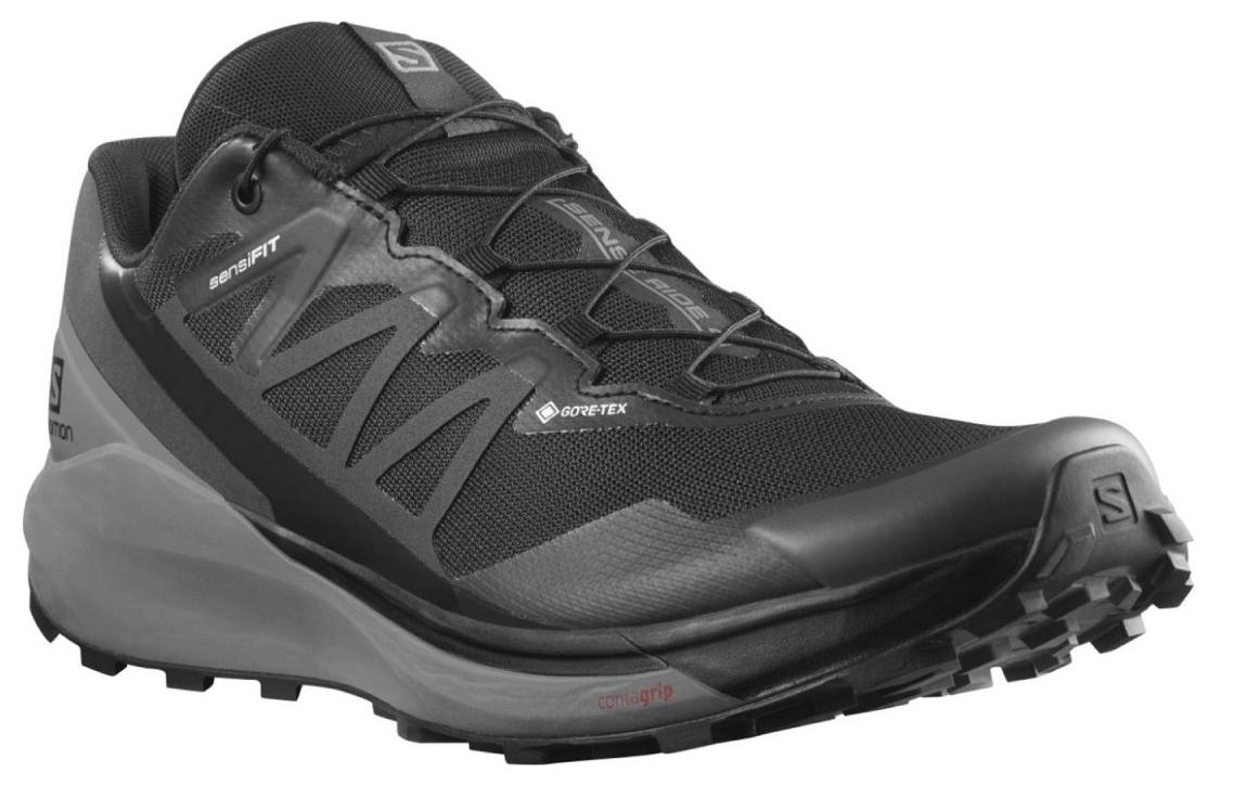 Беговые кроссовки SALOMON Sense Ride 4 Invisible Gtx Black/Quiet Shade/Black