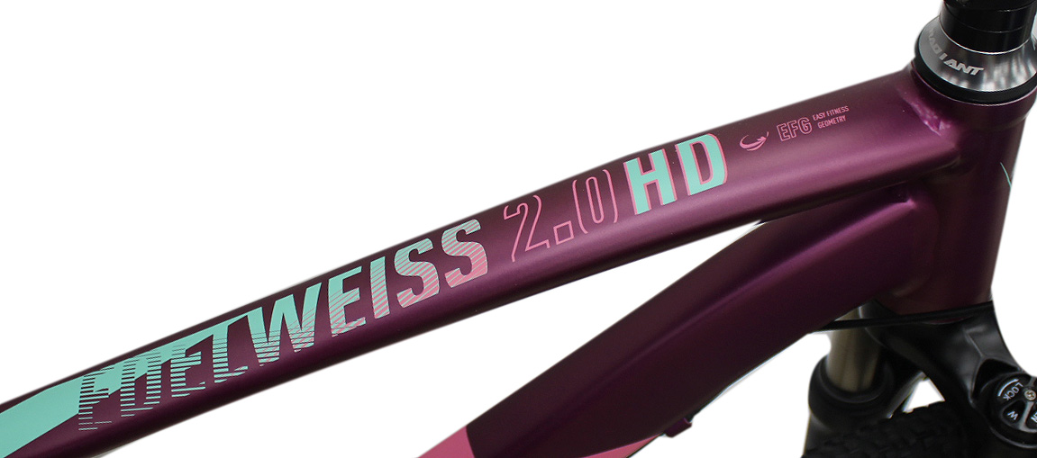 Велосипед Welt Edelweiss 2.0 HD 27 2020 Matt Violet/Mint Green