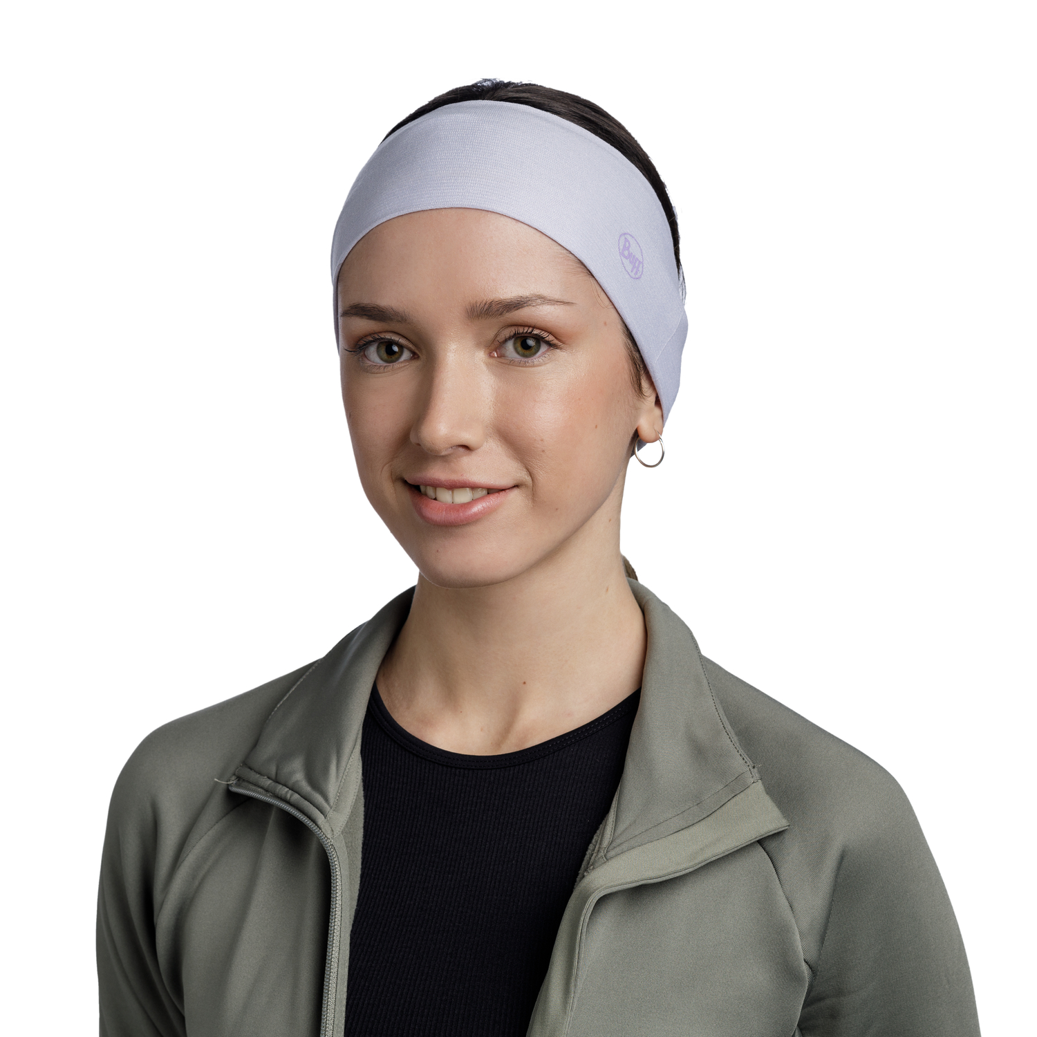 Повязка Buff Coolnet UV+ Wide Headband Solid Lilac