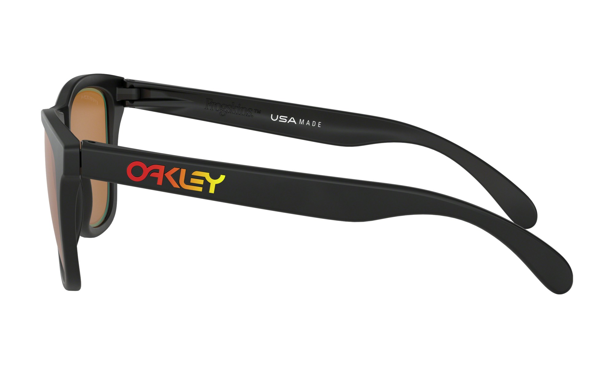 Очки солнцезащитные Oakley Frogskins MATTE BLACK/Prizm Bronze w/ Ruby Iridium ASI + OLEO