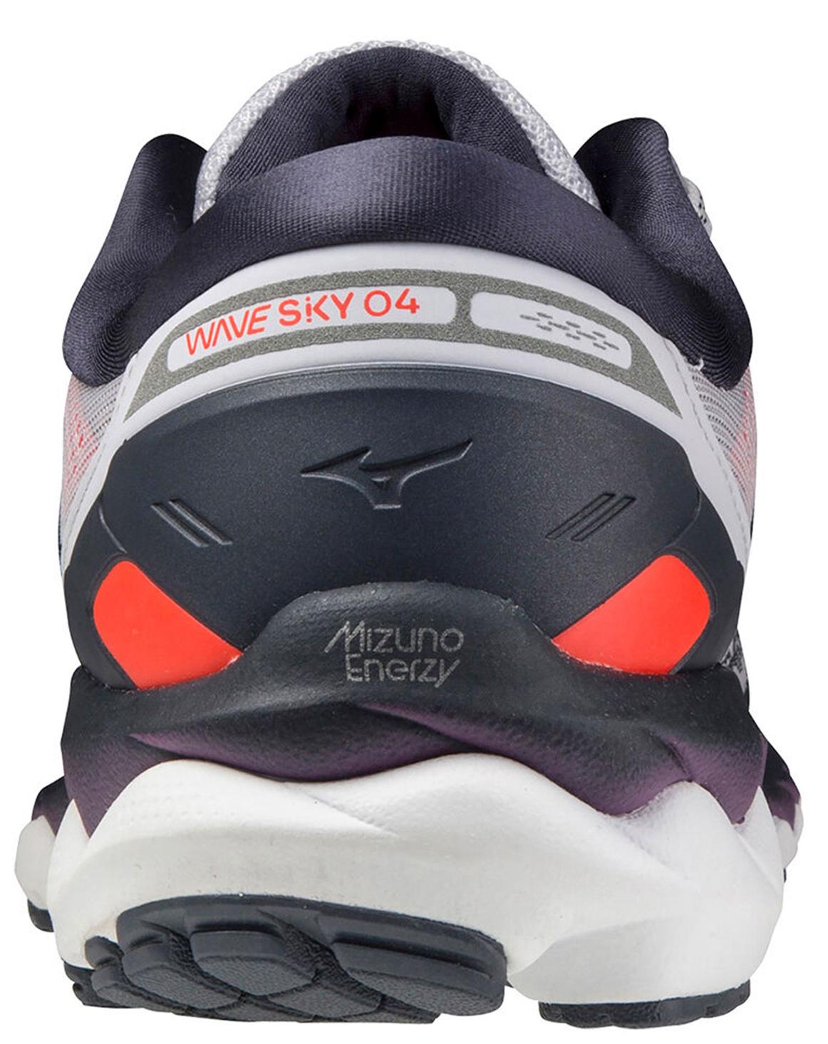 Кроссовки Mizuno Wave Sky 4 (W) светло-серый/золотой/чернильный