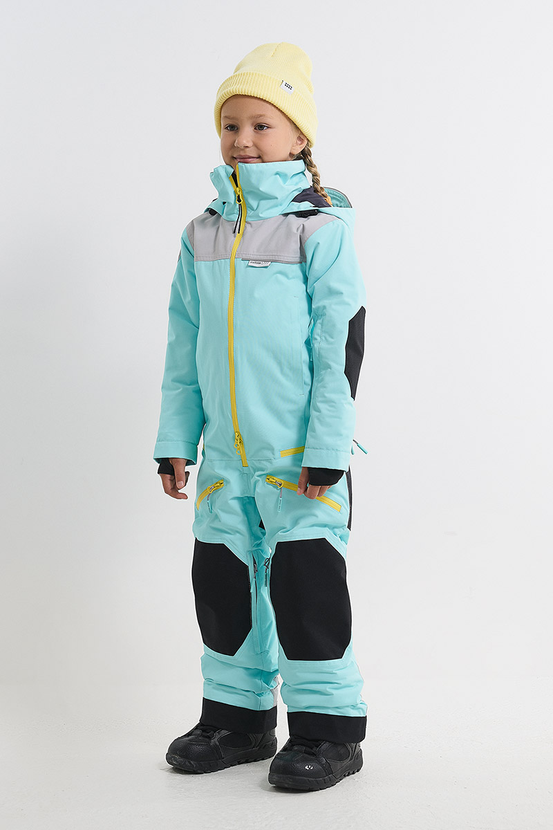 Комбинезон сноубордический детский COOL ZONE Boost Аквамарин/Холодный