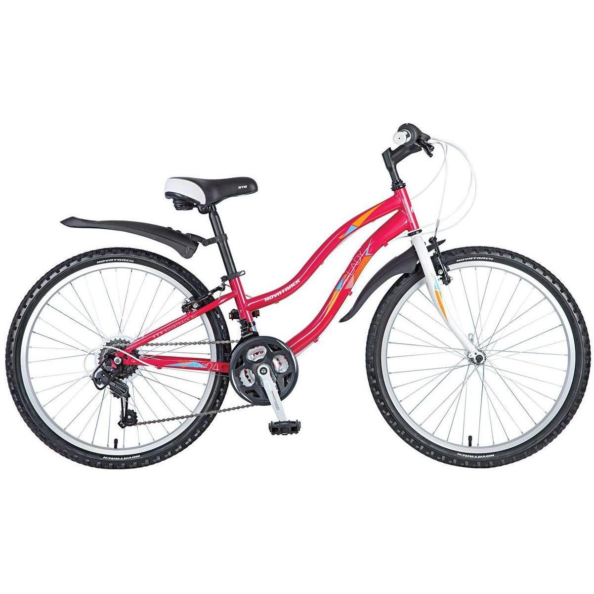 Велосипед Novatrack Lady 24 2019 красный