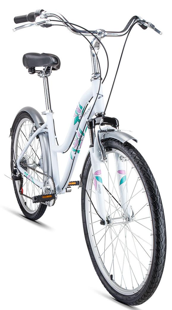 Велосипед Forward Evia Air 26 1.0 2019 Белый мат.