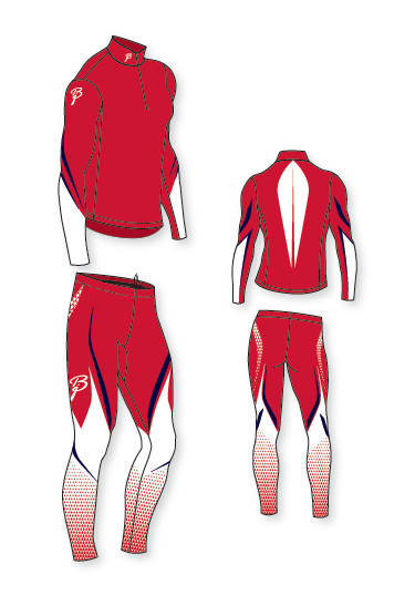 Комплект беговой Bjorn Daehlie 2015-16 Racesuit Nations 2-piece JR
