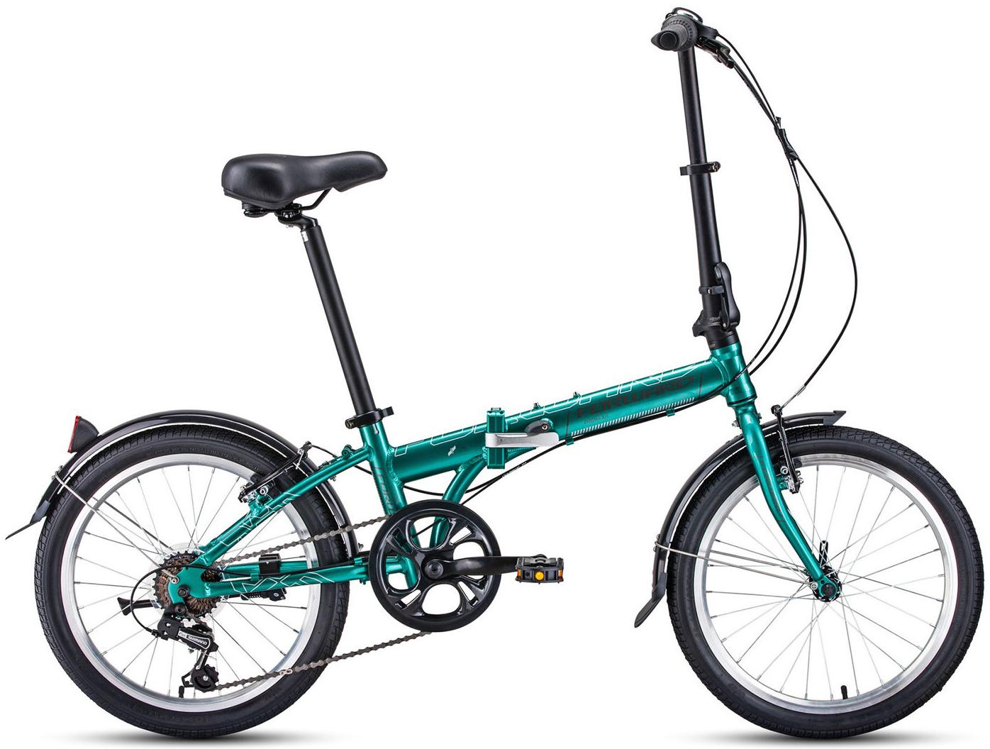 Велосипед Forward Enigma 20 2.0 2020 зеленый/коричневый