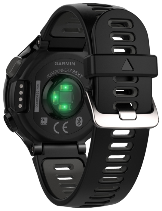 Часы Garmin Forerunner 735XT HRM-Run черно-серые