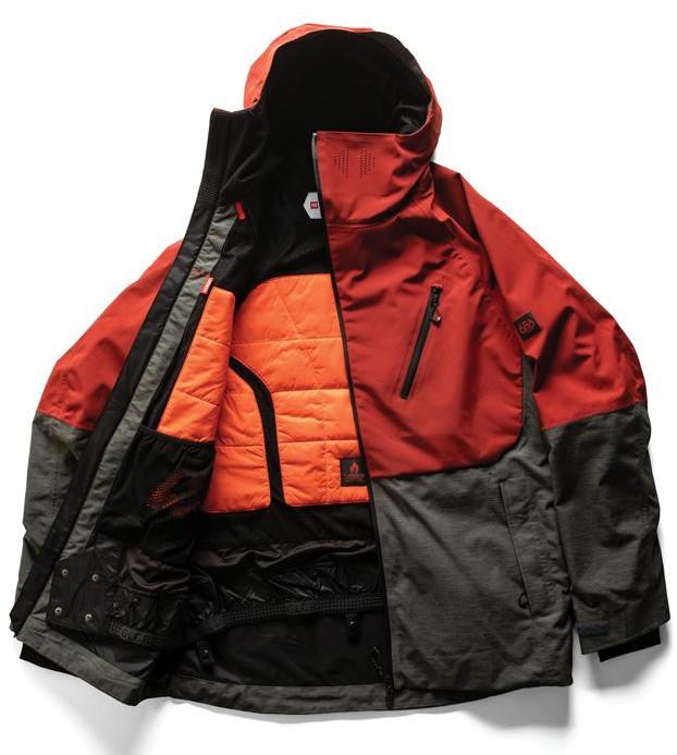 Куртка сноубордическая 686 2019-20 GLCR Hydra Thermagraph Rusty Red Colorblock