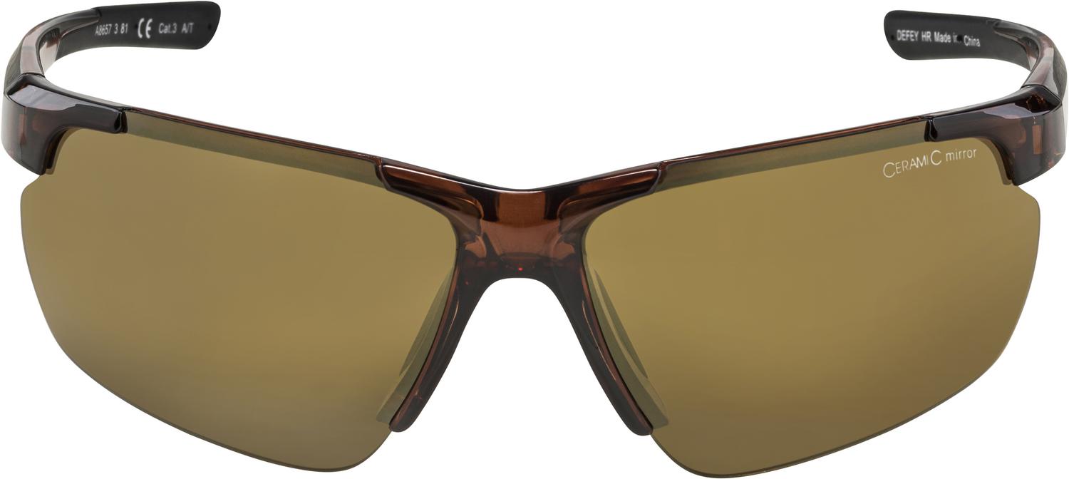 Очки солнцезащитные Alpina 2021-22 Defey HR Brown Transparent Matt/Gold Mirror