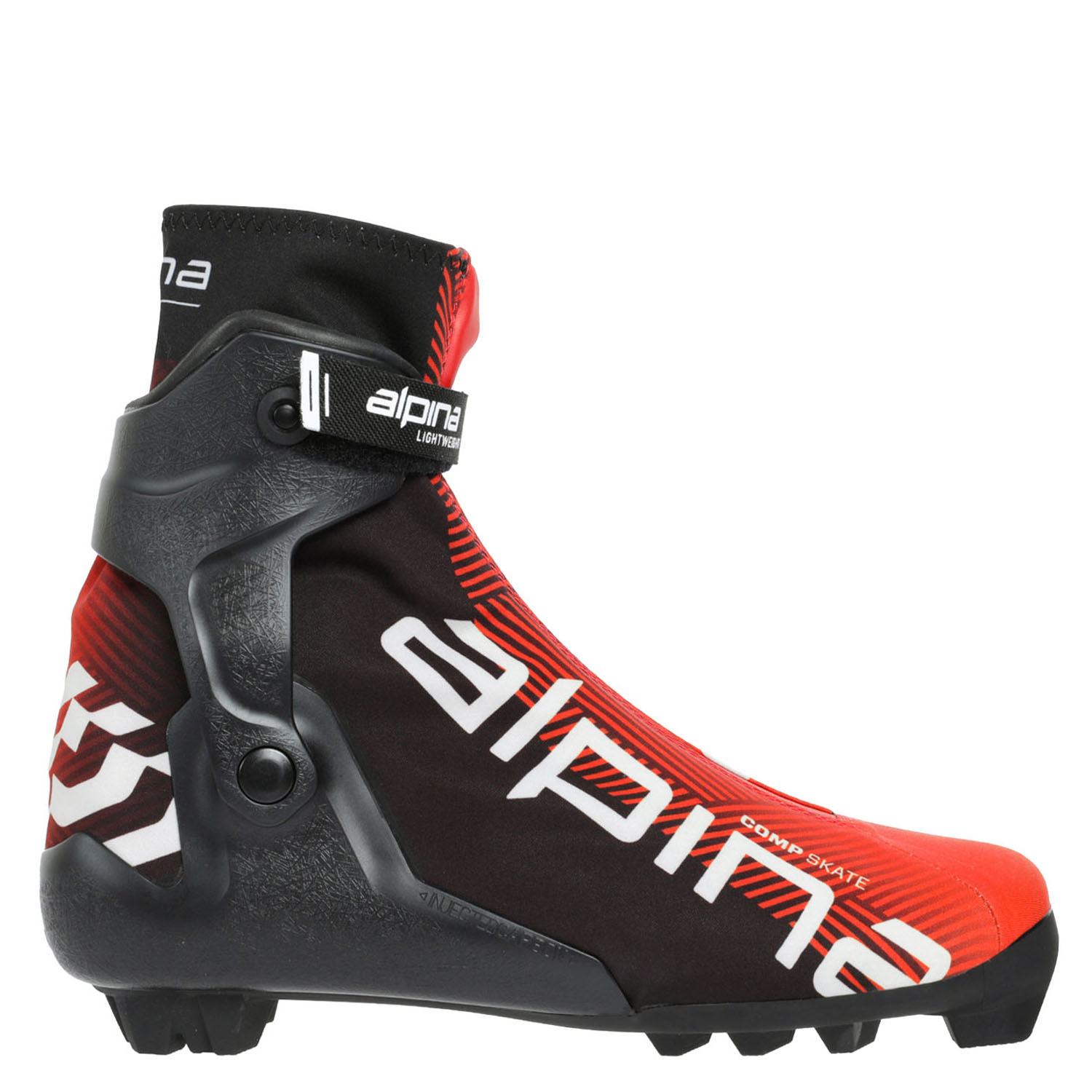 Лыжные ботинки Alpina. COMP Skate Red/White/Black