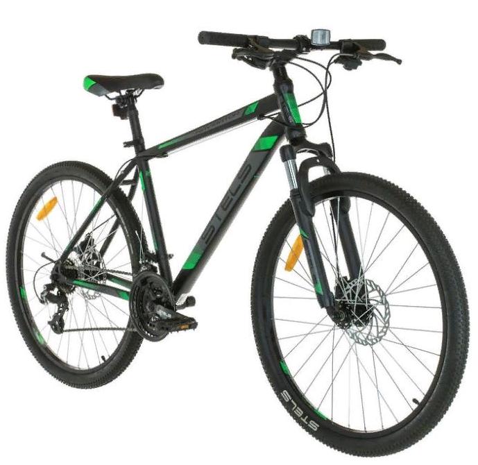 Велосипед Stels Navigator 500 MD 26 F010 2020 Черный/Зеленый