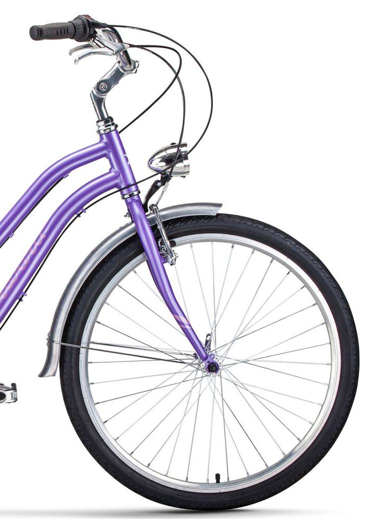 Велосипед Forward Evia Air 26 2.0 2020 фиолетовый/белый