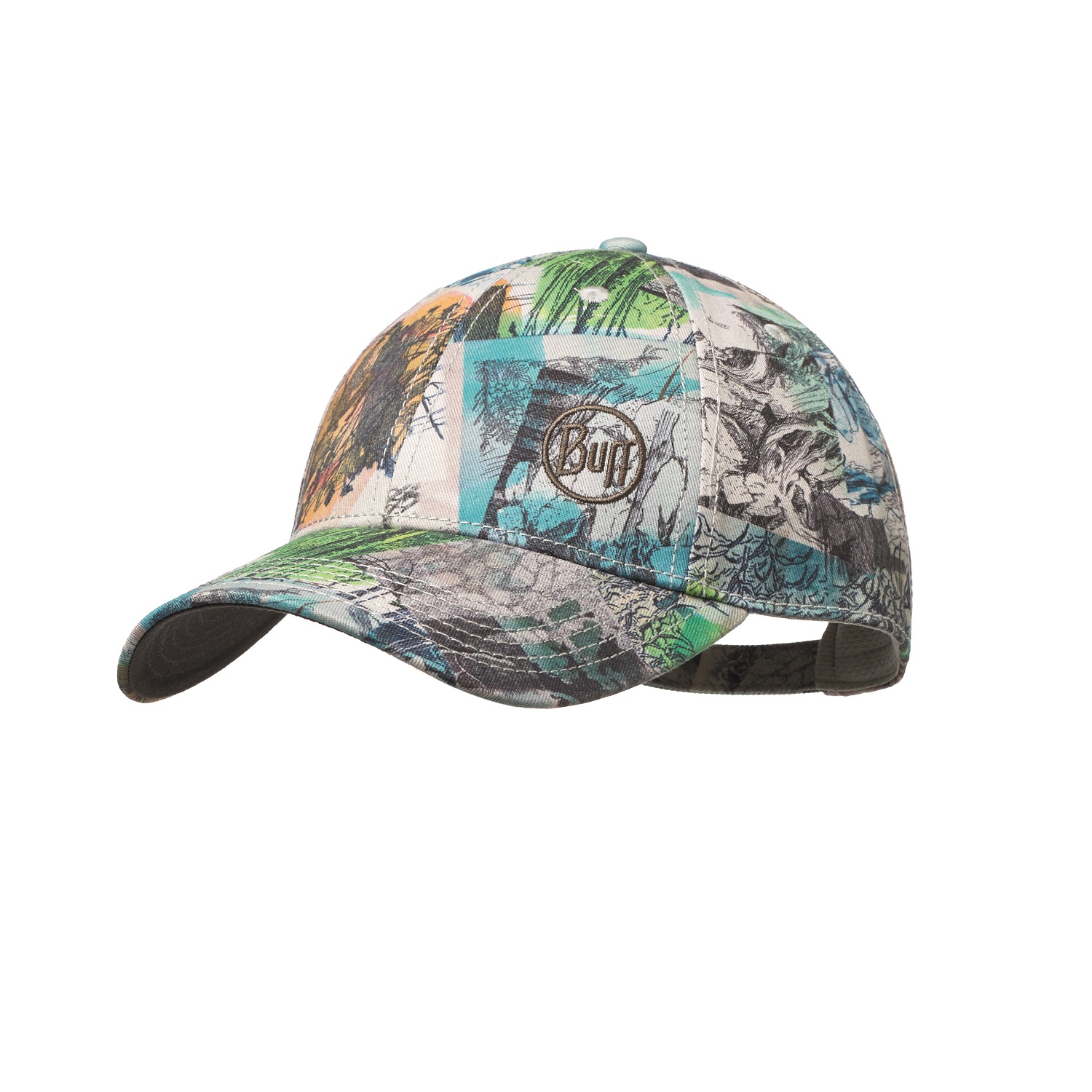 

Кепка Buff Baseball Travelogue Multi