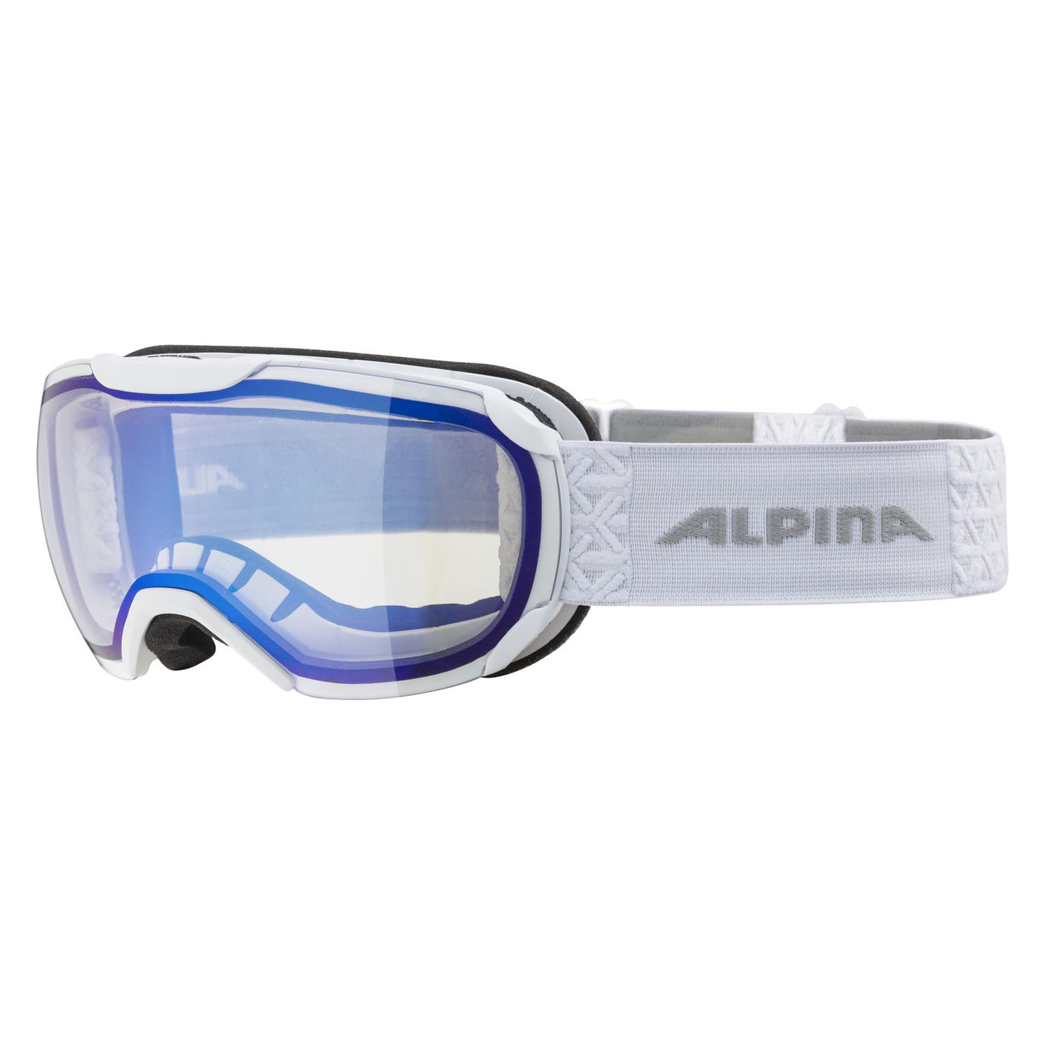 Очки горнолыжные ALPINA Pheos S V White/V Blue Sph. S1-2