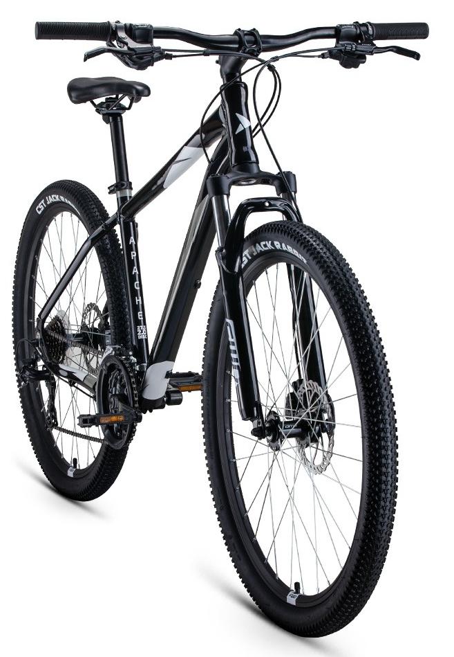 Велосипед Forward Apache 27,5 2.0 Disc 2021 Черный/Серый