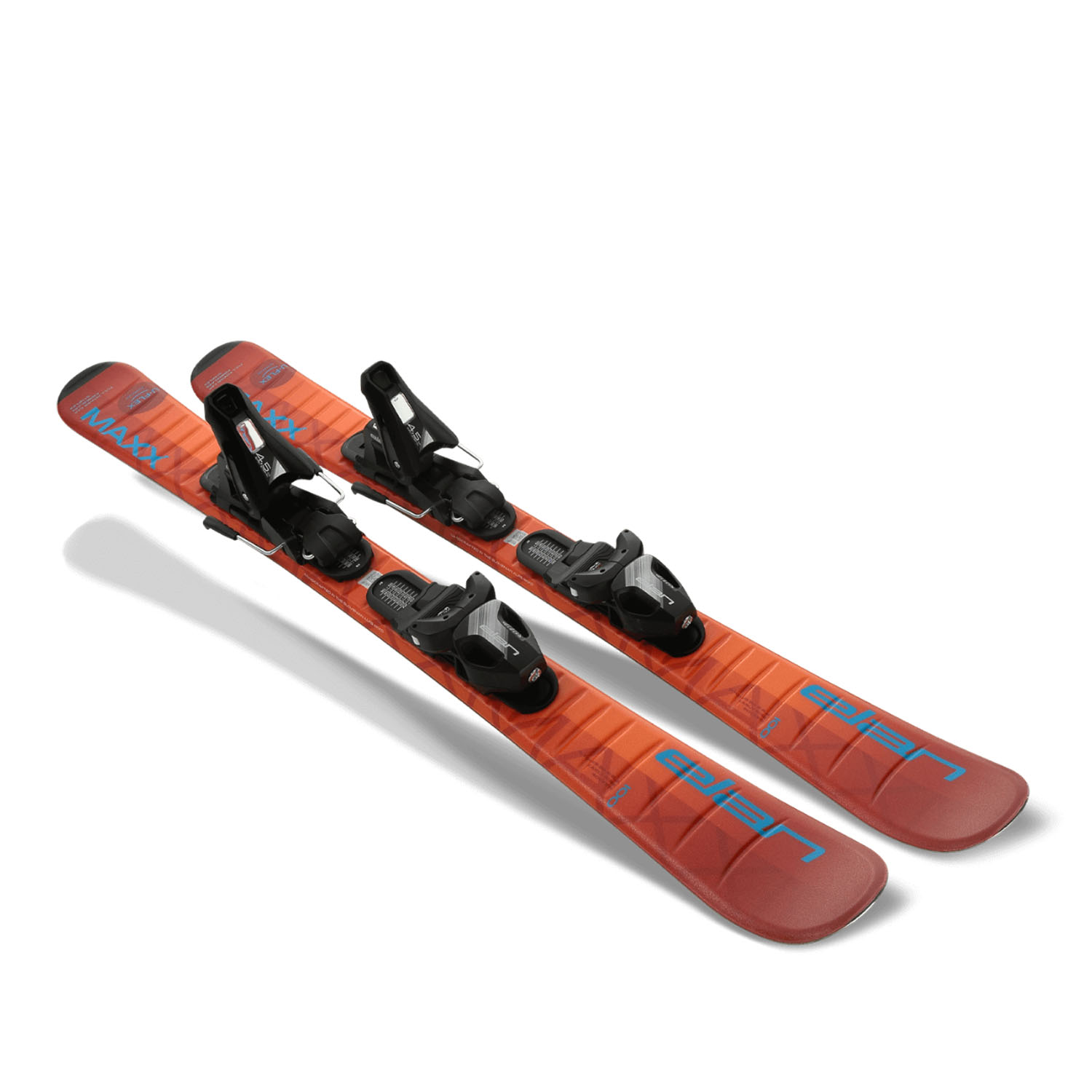 Горные лыжи с креплениями ELAN Maxx Orange Jrs 130-150 + El 7.5 Shift