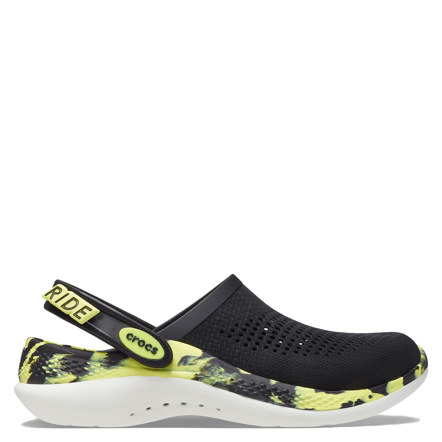 Сандалии Crocs LiteRide 360 Marbled Clog Black/Citrus