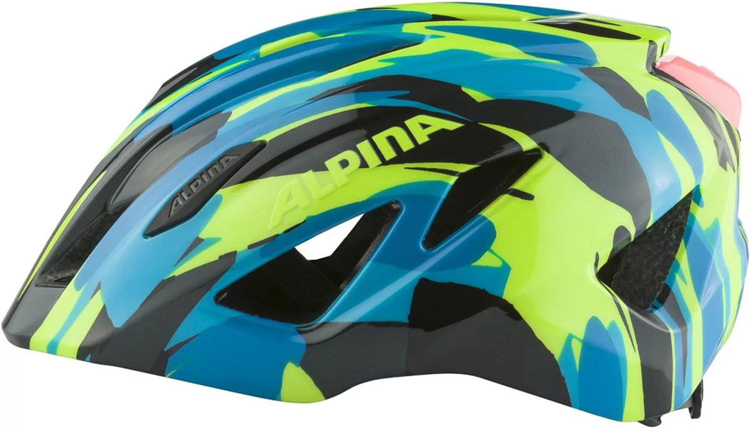 Велошлем детский ALPINA Pico Flash Neon-Blue Green Gloss – купить по ...