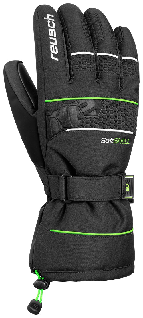 

Перчатки Горные Reusch 2017-18 Connor R-Tex Xt Black / Neon Green