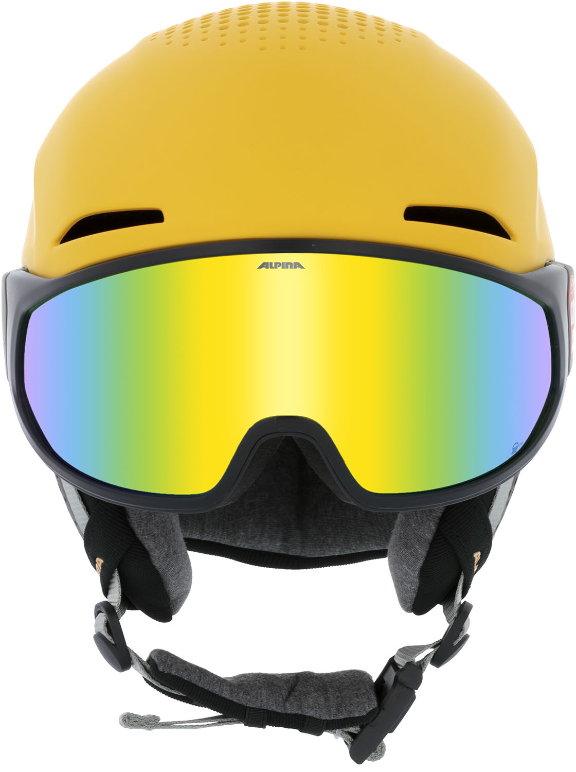 Шлем с визором ALPINA Alto Q-Lite Burned-Yellow Matt