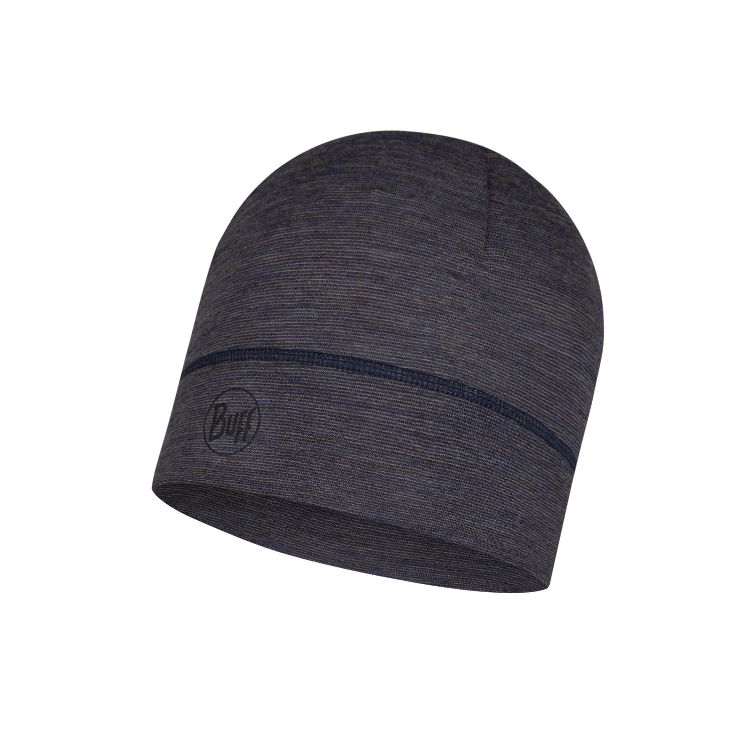 Шапка Buff Lightweight Merino Wool Hat Charcoal Grey Multi Stripes