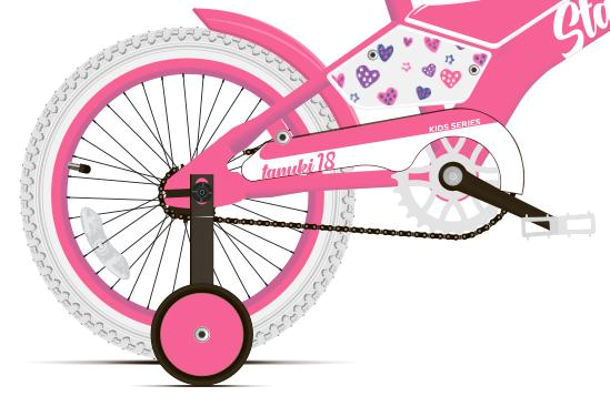 Велосипед Stark Tanuki 18 2020 розовый/белый
