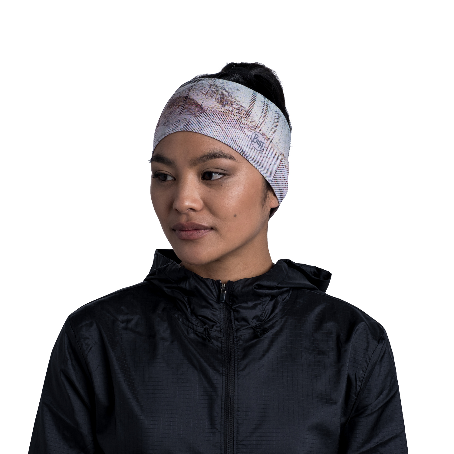 Повязка Buff CoolNet UV+ Wide Headband Pearly Blossom