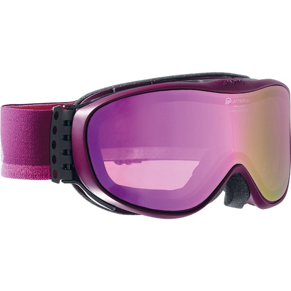 Очки Горнолыжные Alpina Challenge S 2.0 Qm Deepviolet_Qm Pink Mirror S2