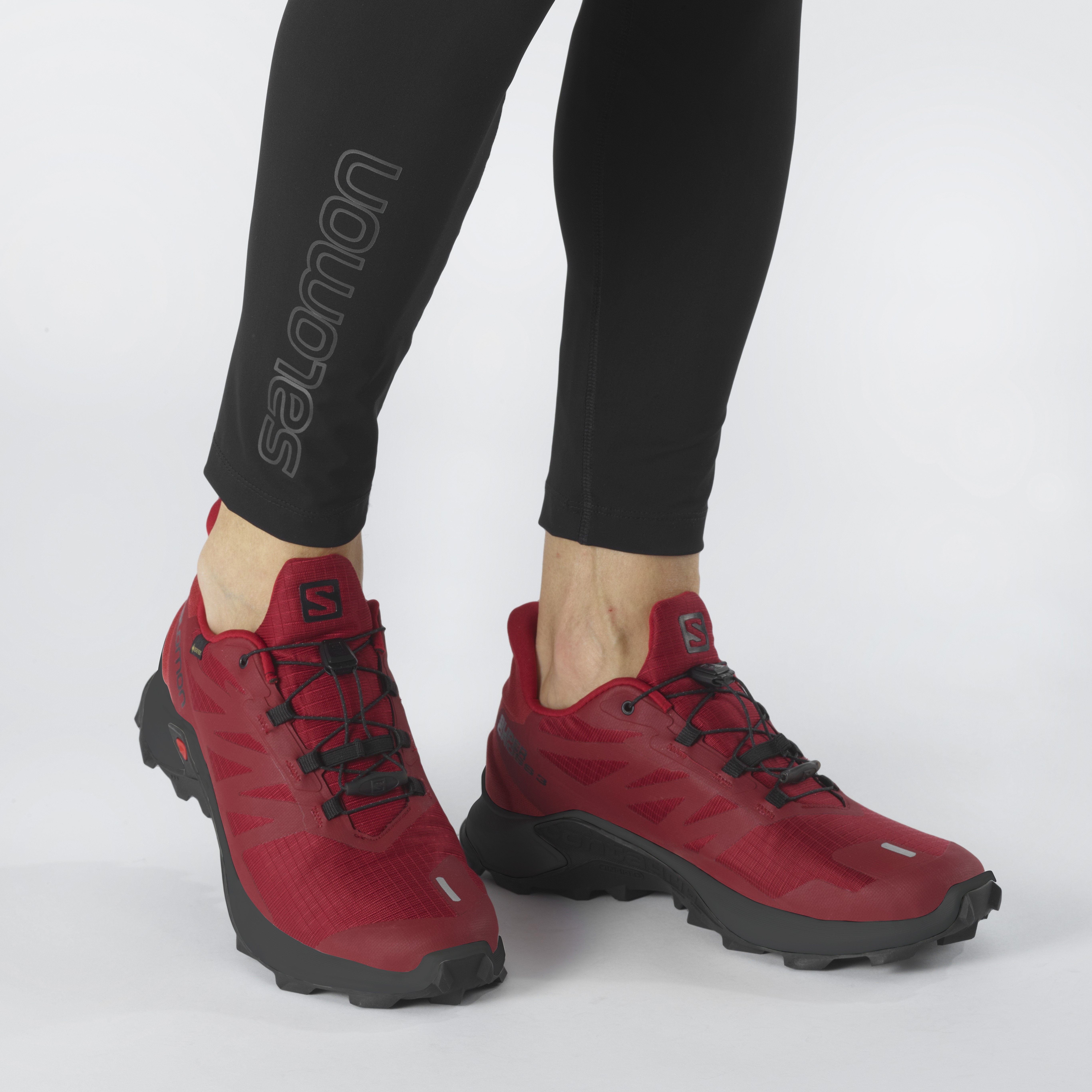 Беговые кроссовки SALOMON Supercross 3 Gtx Biking Red/White/Chili Ppr -  купить в КАНТе