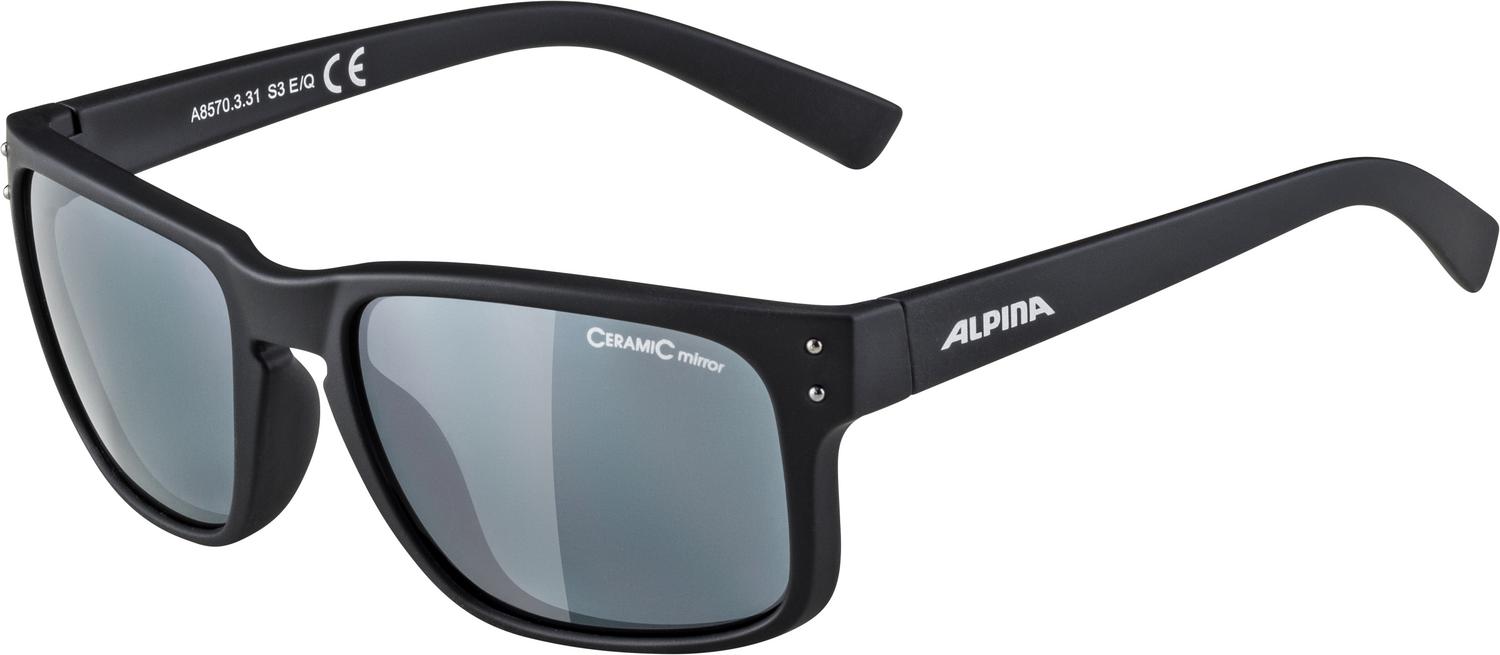 Очки солнцезащитные Alpina 2021 Kosmic Black Matt/Black Mirror