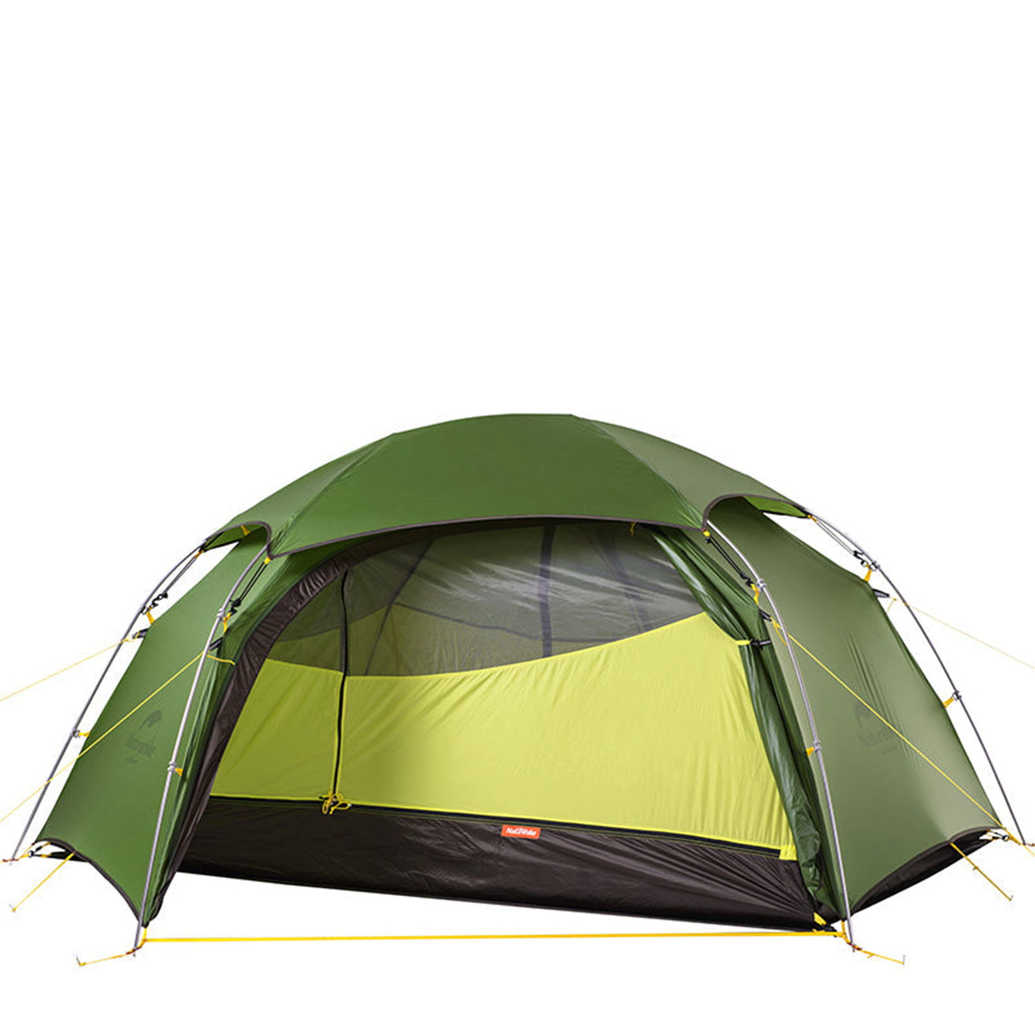 Палатка Naturehike Cloud Peak 2 Man Tent 20D T-zipper Green