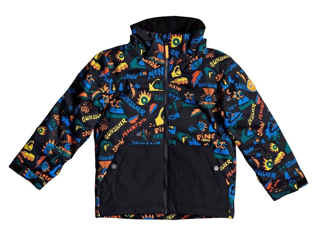 Куртка сноубордическая детская Quiksilver Little Mission - Snow Jacket Boy's True Black Ski Fun