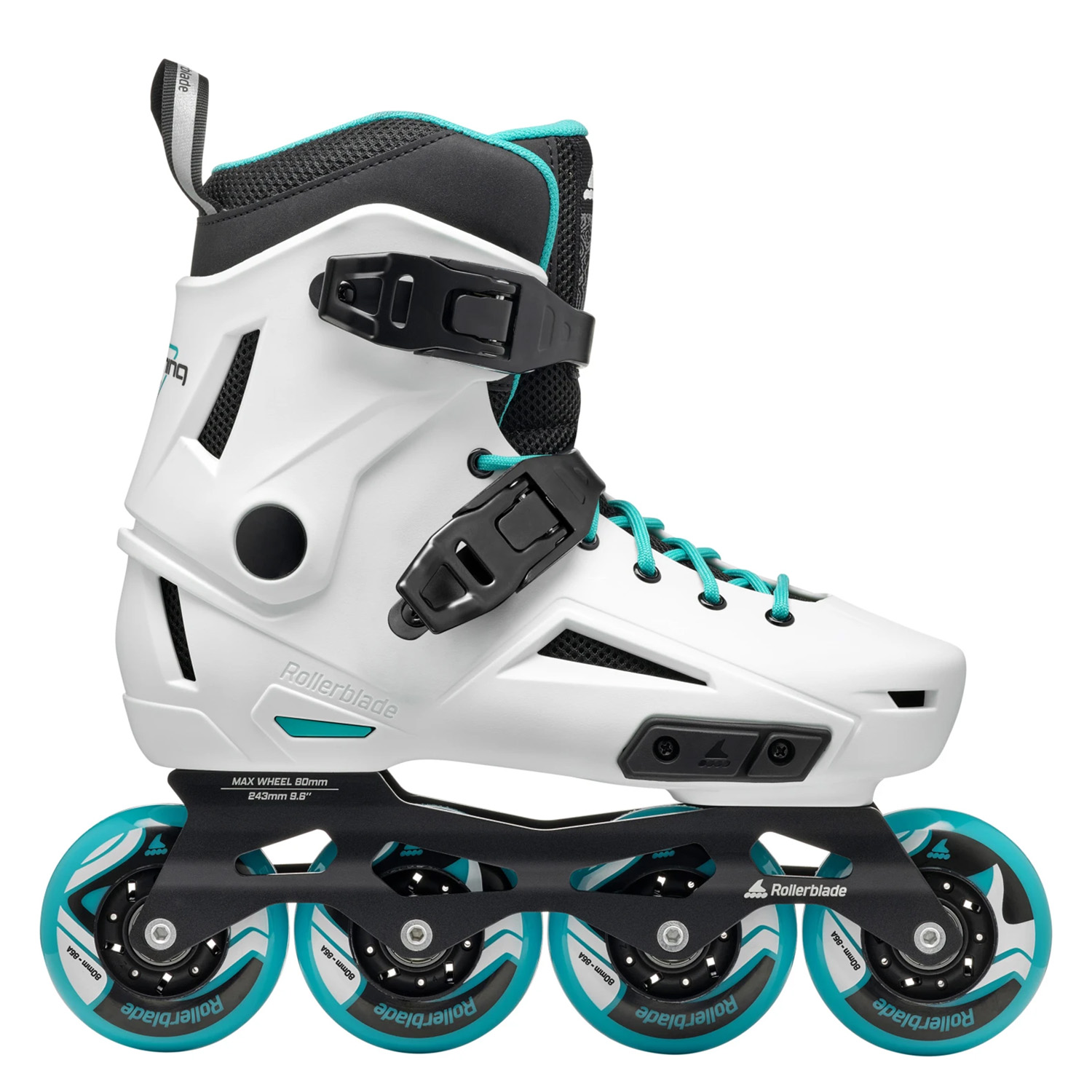 Роликовые Коньки Женские Rollerblade Lightning W White/Aqua