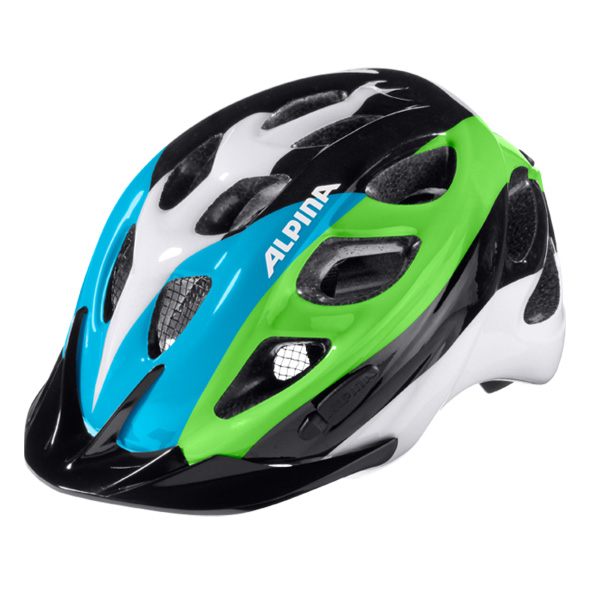 Велошлем Alpina 2018 Rocky Black-Blue-Green