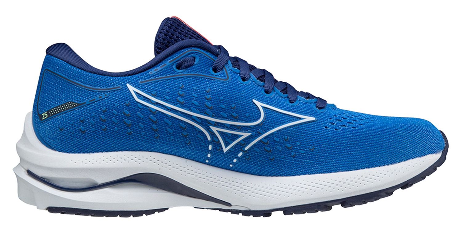 Кроссовки Mizuno Wave Rider 25 (W) French Blue/Indigo White/Diva Pink